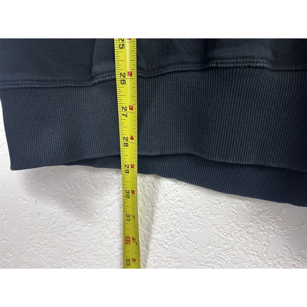 Gymshark Men's Medium Black Crewneck Sweatshirt Embroidered Logo Pullover - Picture 10 of 10